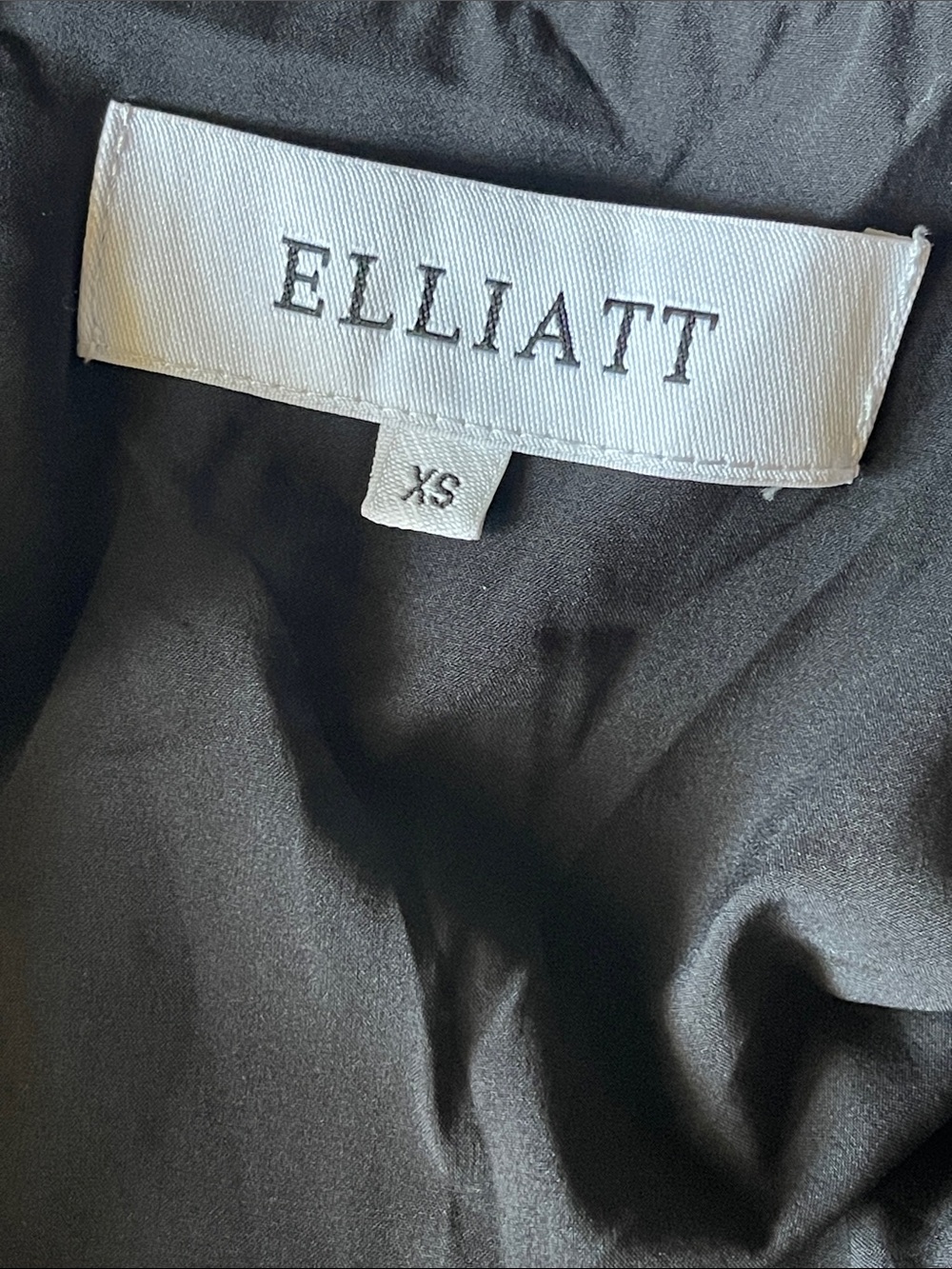 Elliatt Diamante Moss Tiered High-Low Georgette Gown Black - Picture 8 of 10